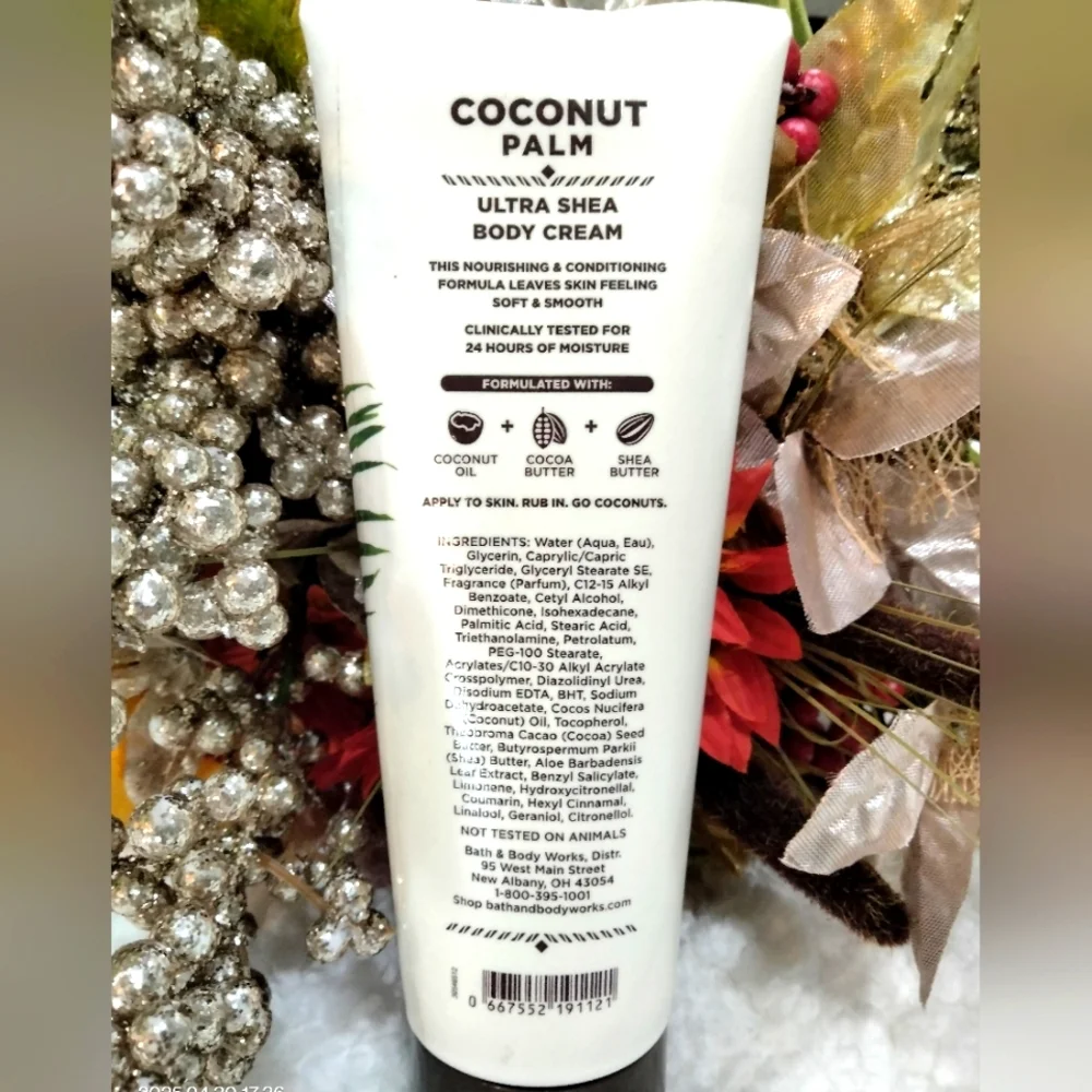 Bath & Body Works Coconut Palm 24 Hr Moisture Ultra Shea Body Cream